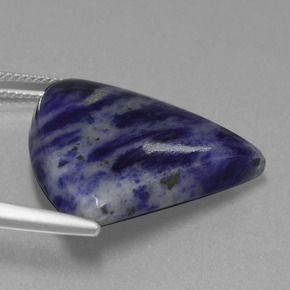 Sodalite Gemstone in 25.2 x 24.2 mm Size for Sale, Sodalite Stone in Violet Blue Color