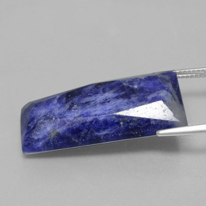 Sodalite Gemstone in 30 x 15.7 mm Size for Sale, Sodalite Stone in Violet Blue Color