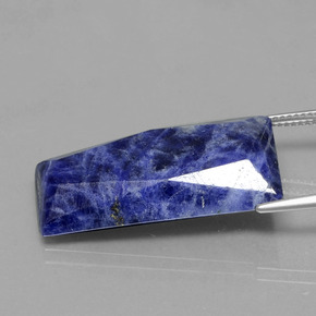 Sodalite Gemstone in 29.3 x 15.5 mm Size for Sale, Sodalite Stone in Violet Blue Color