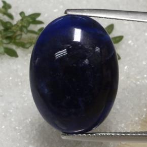 11.43 ct Blue Sodalite Gemstone, Sodalite Gem in Oval Cabochon Shape for Sale.