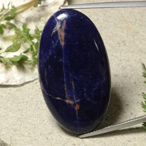 32.2ct Oval Cabochon Violet Blue Sodalite Gem for sale 32.2ct Oval Cabochon Violet Blue Sodalite Gem (ID: 486674)