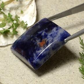 Sodalite Gemstone in 26.6 x 25.1 mm Size for Sale, Sodalite Stone in Violet Blue Color