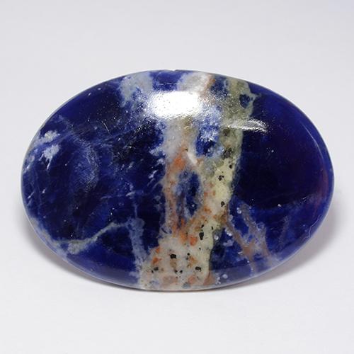 41.10 ct Blue Sodalite Stone, Natural Sodalite in Oval Cabochon Shape for Sale