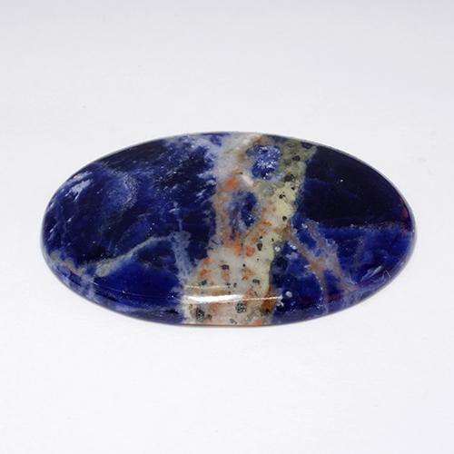 Sodalite Gemstone in 39.9 x 28.2 mm Size for Sale, Sodalite Stone in Multicolor Color