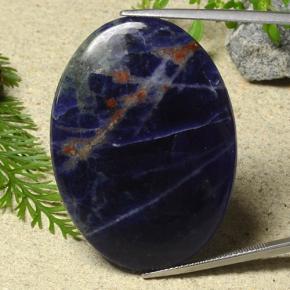 41.49 ct Blue Sodalite Gemstone, Sodalite Gem in Oval Cabochon Shape for Sale.