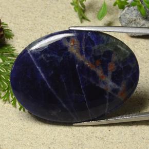 41.49 ct Blue Sodalite Stone, Natural Sodalite in Oval Cabochon Shape for Sale