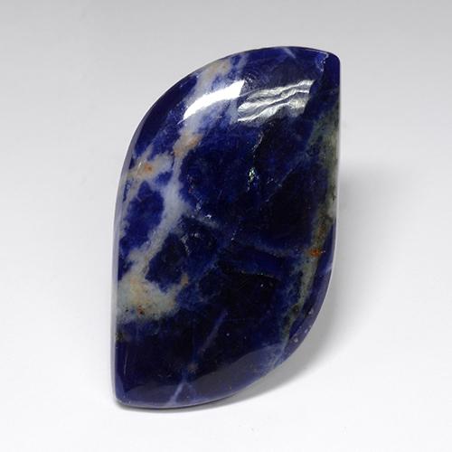 38.1ct Dark Blue Sodalite Gem from Namibia