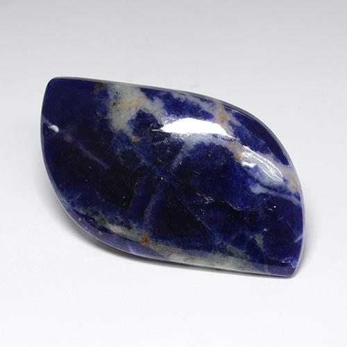 38.13 ct Blue Sodalite Stone, Natural Sodalite in Fancy Cabochon Shape for Sale