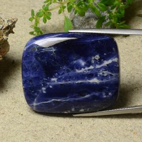 41.16 ct Blue Sodalite Stone, Natural Sodalite in Cushion Cabochon Shape for Sale
