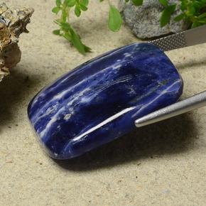 Sodalite Gemstone in 31.6 x 26.2 mm Size for Sale, Sodalite Stone in Violet Blue Color