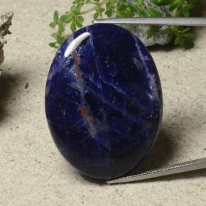 33.6ct Oval Cabochon Multicolor Sodalite Gem for sale 33.6ct Oval Cabochon Multicolor Sodalite Gem (ID: 486730)