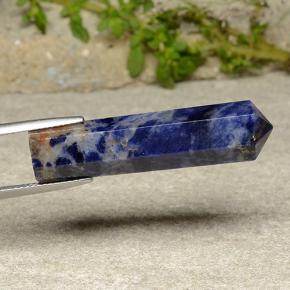 24.34 ct Blue Sodalite Stone, Natural Sodalite in Pencil Shape for Sale