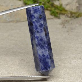 Sodalite Gemstone in 35.9 x 9.8 mm Size for Sale, Sodalite Stone in Navy Blue Color