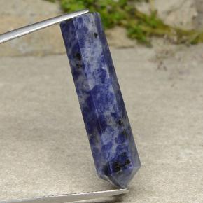 Sodalite Gemstone in 36.4 x 9.1 mm Size for Sale, Sodalite Stone in Navy Blue Color