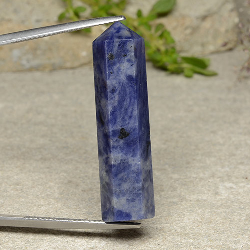 Multicolor Blue Sodalith Edelstein - 21.8ct Stift (ID: 487034)