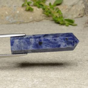 21.76 ct Blue Sodalite Stone, Natural Sodalite in Pencil Shape for Sale