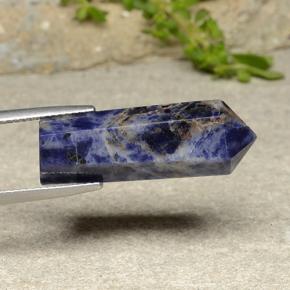 17.02 ct Blue Sodalite Stone, Natural Sodalite in Pencil Shape for Sale