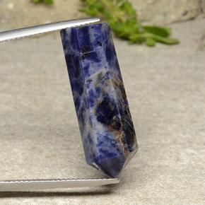 Sodalite Gemstone in 27.2 x 8.9 mm Size for Sale, Sodalite Stone in Violet Blue Color