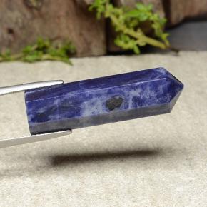 25.16 ct Blue Sodalite Stone, Natural Sodalite in Pencil Shape for Sale