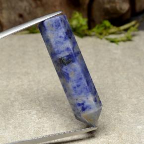 Sodalite Gemstone in 34.3 x 8.9 mm Size for Sale, Sodalite Stone in Greyish Blue Color