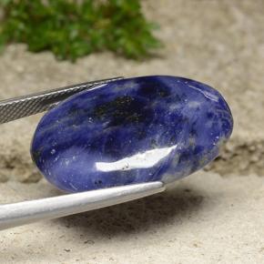Sodalite Gemstone in 25.9 x 18 mm Size for Sale, Sodalite Stone in Violet Blue Color