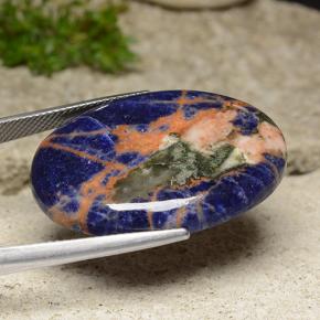 Sodalite Gemstone in 31.6 x 22.6 mm Size for Sale, Sodalite Stone in Multicolor Color