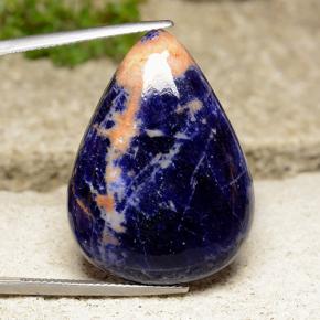 29.1ct Pear Cabochon Multicolor Sodalite Gem for sale 29.1ct Pear Cabochon Multicolor Sodalite Gem (ID: 487925)