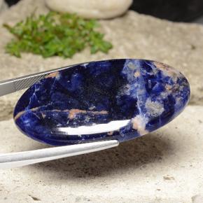 Sodalite Gemstone in 41.8 x 23.9 mm Size for Sale, Sodalite Stone in Multicolor Color