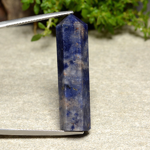 Multicolor Blue Sodalith Edelstein - 22.7ct Stift (ID: 488102)