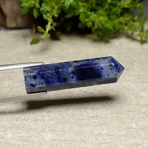 16.81 ct Blue Sodalite Stone, Natural Sodalite in Pencil Shape for Sale