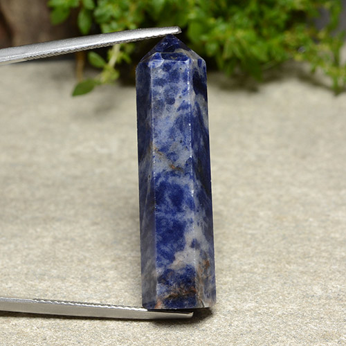 Navy Blue Sodalith Edelstein - 22.4ct Stift (ID: 488105)