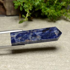 21.92 ct Blue Sodalite Stone, Natural Sodalite in Pencil Shape for Sale