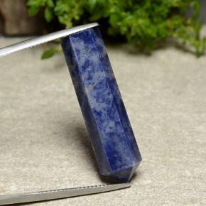 Sodalite Gemstone in 33.4 x 9.3 mm Size for Sale, Sodalite Stone in Navy Blue Color