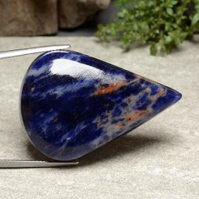 63.27 ct Blue Sodalite Stone, Natural Sodalite in Pear Cabochon Shape for Sale