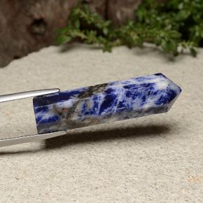 20.85 ct Blue Sodalite Stone, Natural Sodalite in Pencil Shape for Sale
