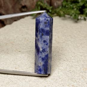 25.96 ct Blue Sodalite Gemstone, Sodalite Gem in Pencil Shape for Sale.