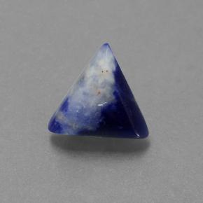 1.65 ct Blue Sodalite Gemstone, Sodalite Gem in Trillion Cabochon Shape for Sale.