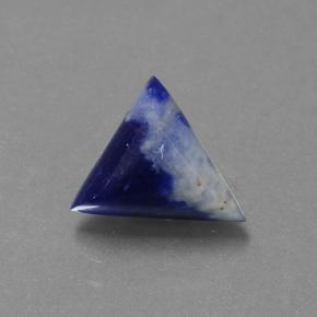1.65 ct Blue Sodalite Stone, Natural Sodalite in Trillion Cabochon Shape for Sale