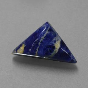 5.75 ct Blue Sodalite Stone, Natural Sodalite in Trillion Cabochon Shape for Sale
