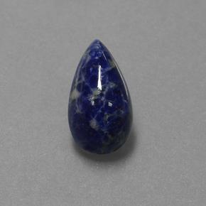 2.05 ct Blue Sodalite Gemstone, Sodalite Gem in Pear Cabochon Shape for Sale.