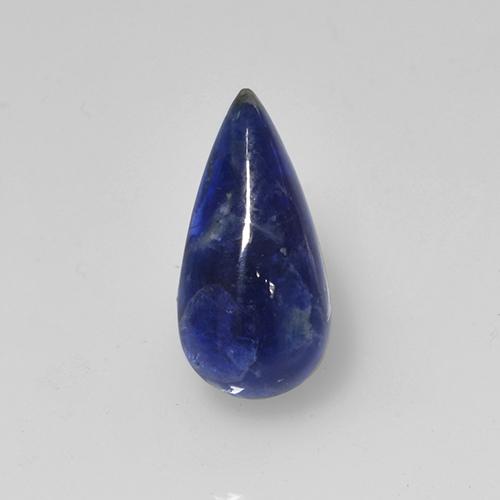 0.70 ct Blue Sodalite Gemstone, Sodalite Gem in Pear Cabochon Shape for Sale.