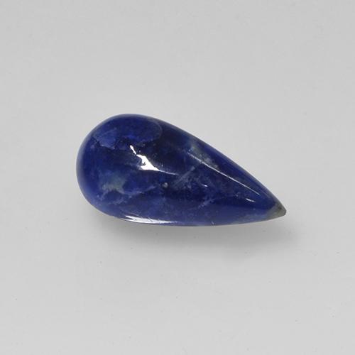 0.70 ct Blue Sodalite Stone, Natural Sodalite in Pear Cabochon Shape for Sale