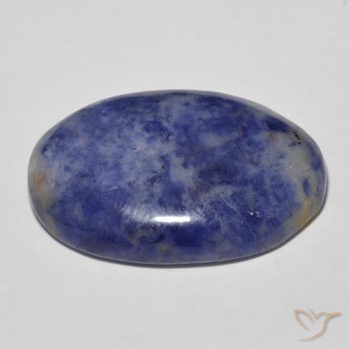 Sodalite Gemstone in 29.1 x 19.8 mm Size for Sale, Sodalite Stone in Greyish Blue Color