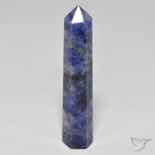 18.57 ct Blue Sodalite Stone, Natural Sodalite in Pencil Cut Shape for Sale