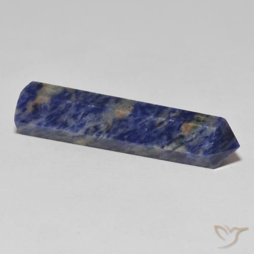 Sodalite Gemstone in 40 x 9.4 mm Size for Sale, Sodalite Stone in Navy Blue Color