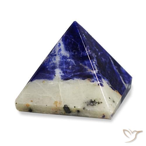 67.76 ct Blue Sodalite Stone, Natural Sodalite in Pyramid Cabochon Shape for Sale