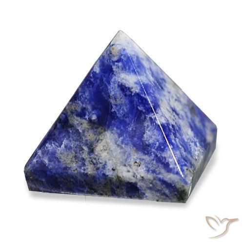 84.26 ct Blue Sodalite Stone, Natural Sodalite in Pyramid Cabochon Shape for Sale