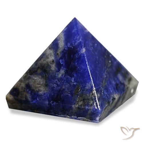 109.63 ct Blue Sodalite Stone, Natural Sodalite in Pyramid Cabochon Shape for Sale