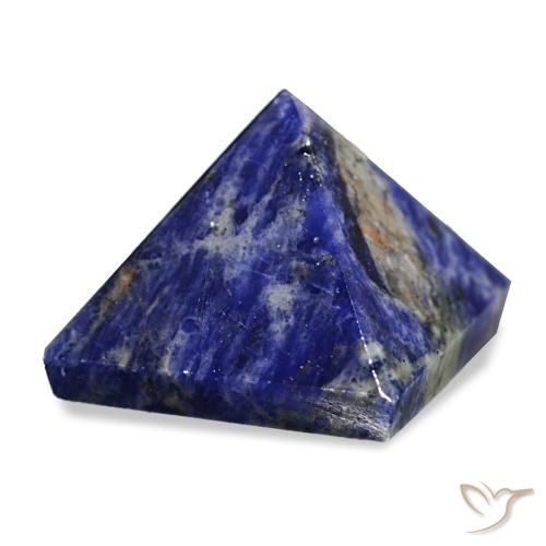 93.85 ct Blue Sodalite Stone, Natural Sodalite in Pyramid Cabochon Shape for Sale