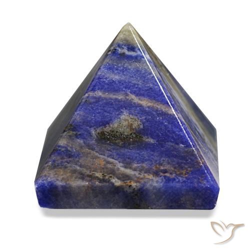 104.98 ct Blue Sodalite Gemstone, Sodalite Gem in Pyramid Cabochon Shape for Sale.